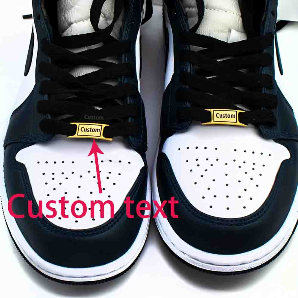 Embroidery Alphabet - Personalized Shoe Buckle Custom,With Engraved Name