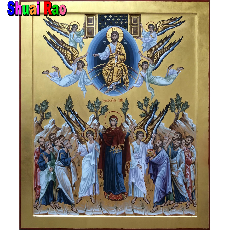 Embroidery Jesus - Virgin maria religious DIY 5D Diamond