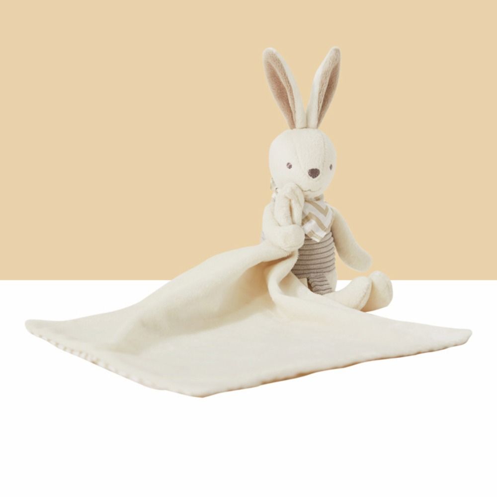 Embroidery Towel - Square Shape Baby Rabbit Comforter Cute