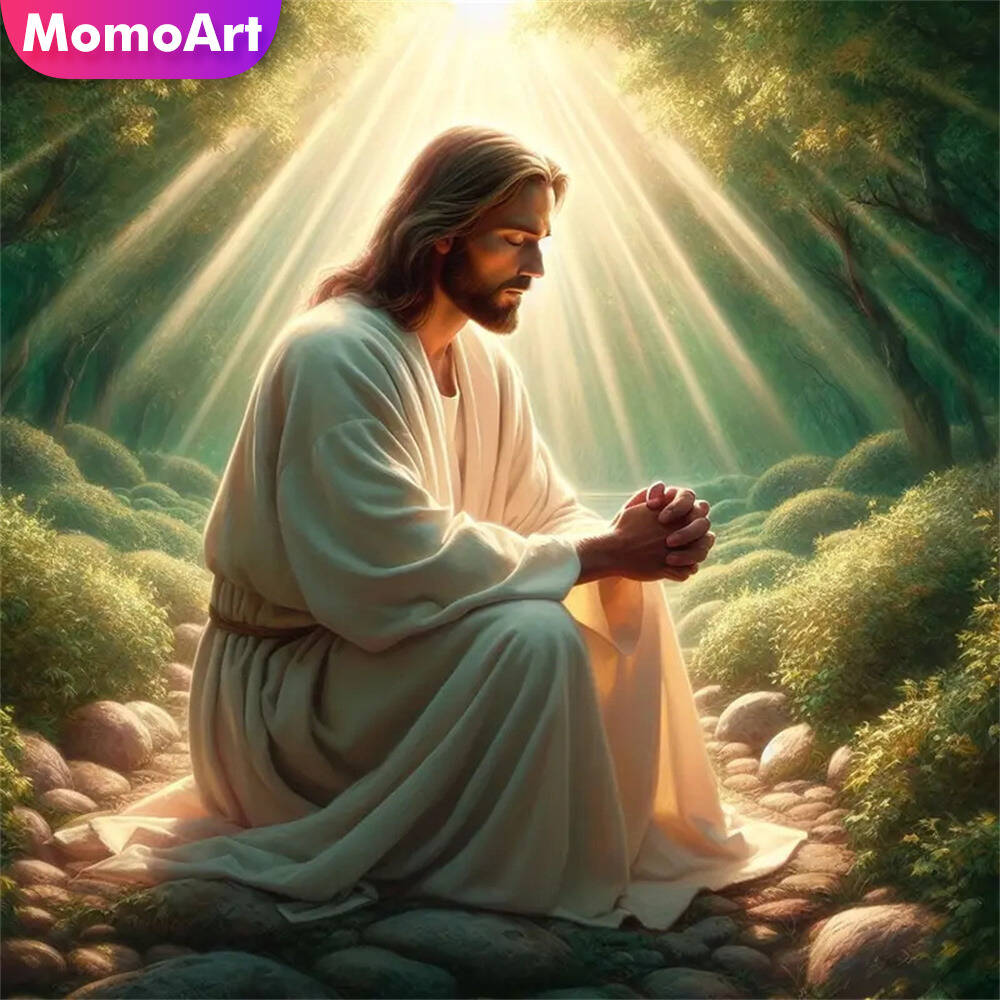 Momoart Religion Diamond Paint - Embroidery Jesus avaliação e preço