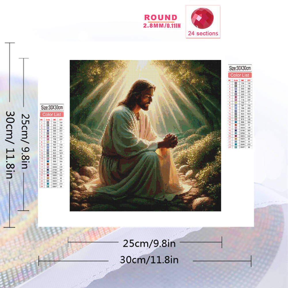 Momoart Religion Diamond Paint - Embroidery Jesus avaliação e preço