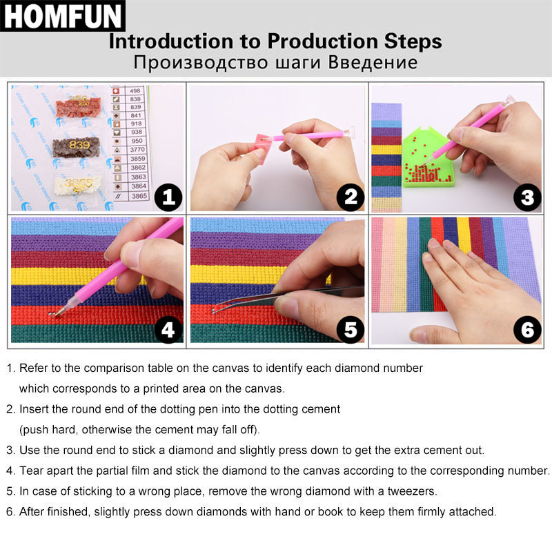 HOMFUN Full Square/Round Drill - Embroidery Jesus avaliação e preço