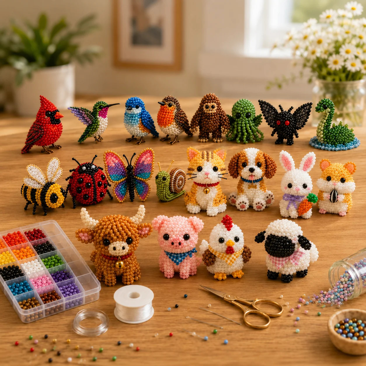 DIY Beaded 3D Embroidery Sewin - Embroidery Cross Stitch Patterns avaliação e preço