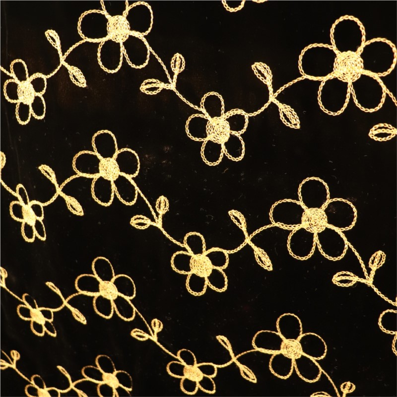 The fabric of sleeping dress e - Velvet Fabric Embroidery avaliação e preço