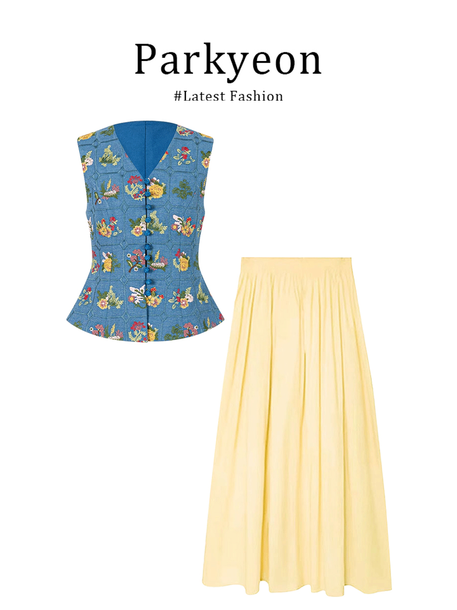 Parkyeon Retro Heavy Embroider - Embroidery Yellow avaliação e preço