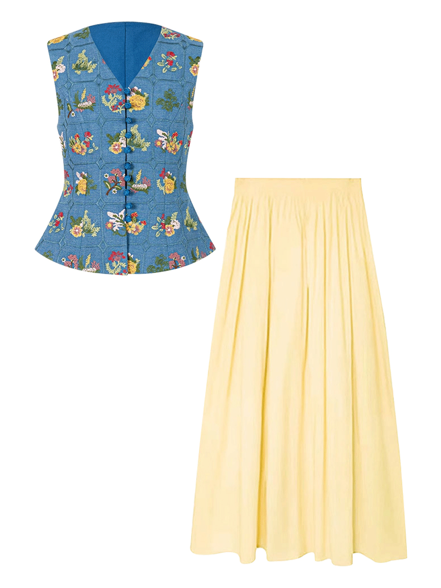 Parkyeon Retro Heavy Embroider - Embroidery Yellow avaliação e preço
