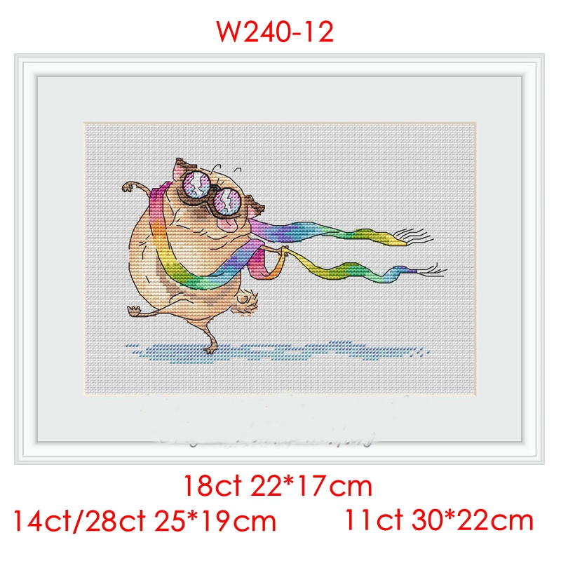 The cross-stitch kit for trail - Embroidery Running Stitch avaliação e preço