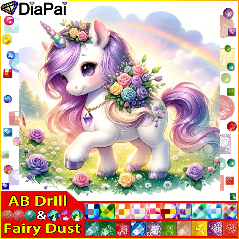 DIAPAI Fairy Dust AB Full Diam - Embroidery Cross Stitch Patterns avaliação e preço