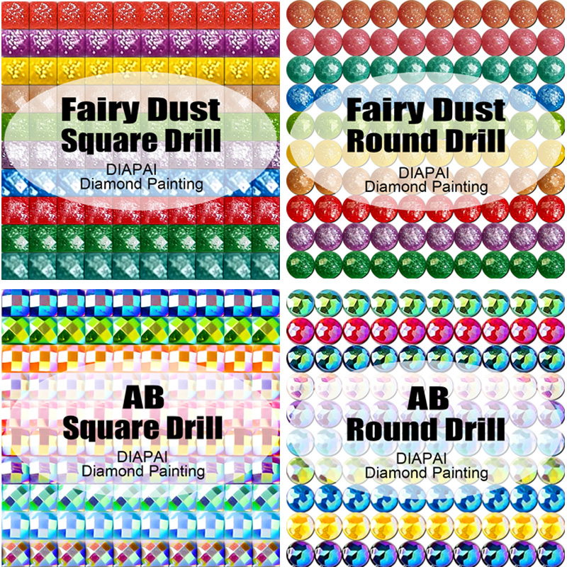 DIAPAI Fairy Dust AB Full Diam - Embroidery Cross Stitch Patterns avaliação e preço