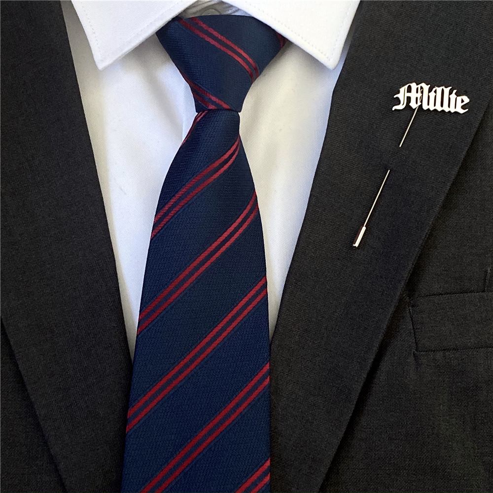 Personalized Men Lapel Pin Cus - Embroidery Names avaliação e preço