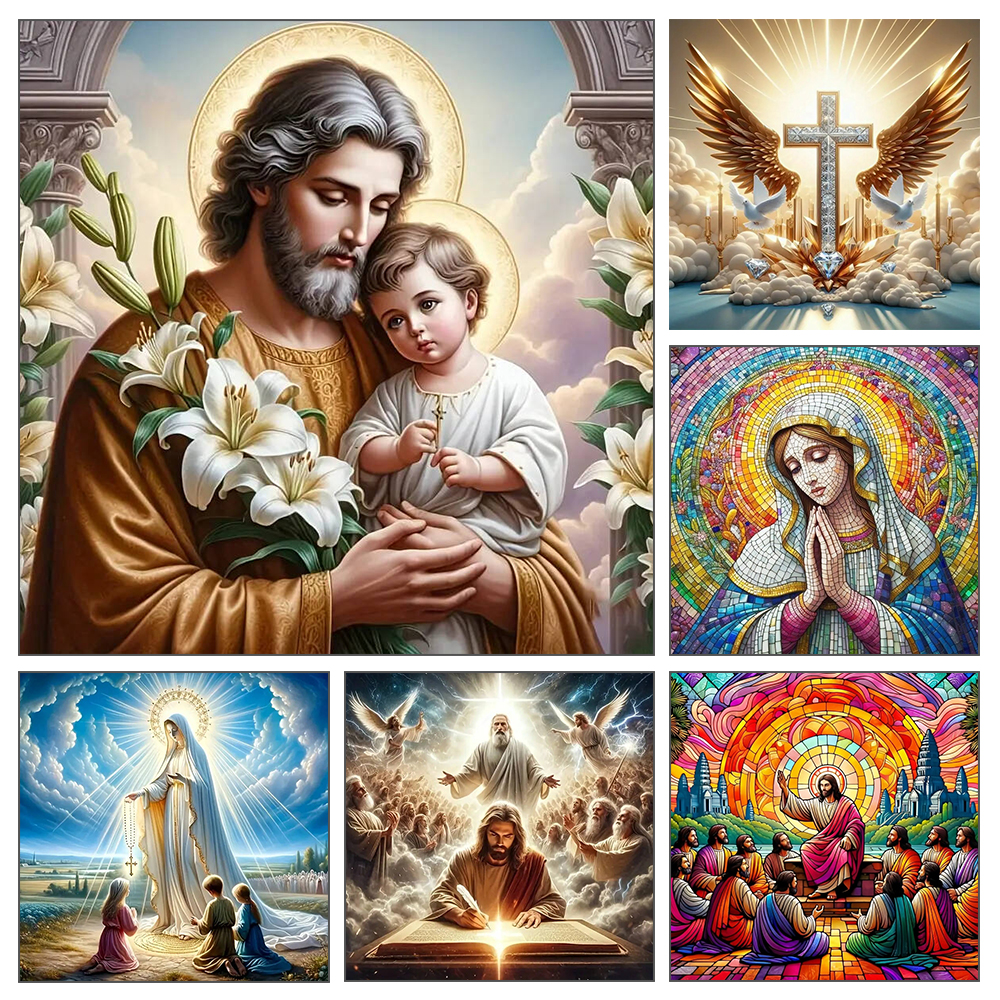 Jesus Religion Diamond Paintin - Embroidery Jesus avaliação e preço
