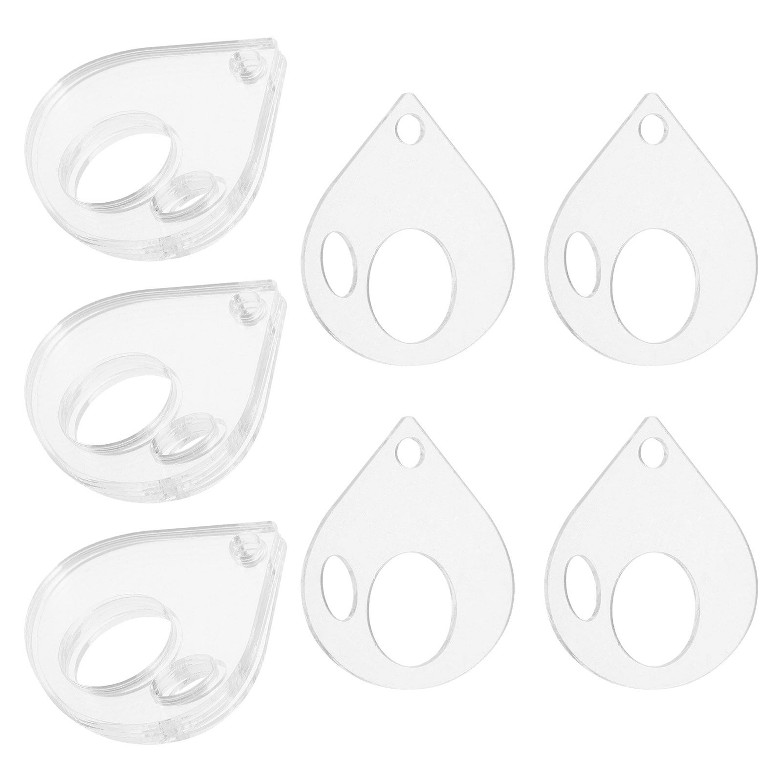 20Pcs Acrylic Bobbins Clear Th - Embroidery Floss avaliação e preço
