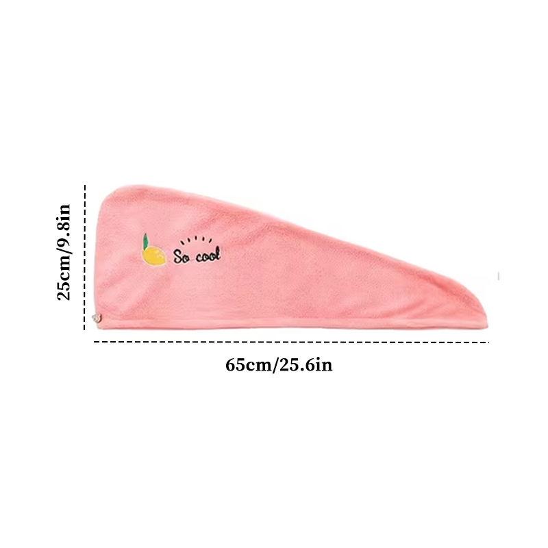 1Pcs Coral Fleece Thickened Ha - Embroidery Towel avaliação e preço