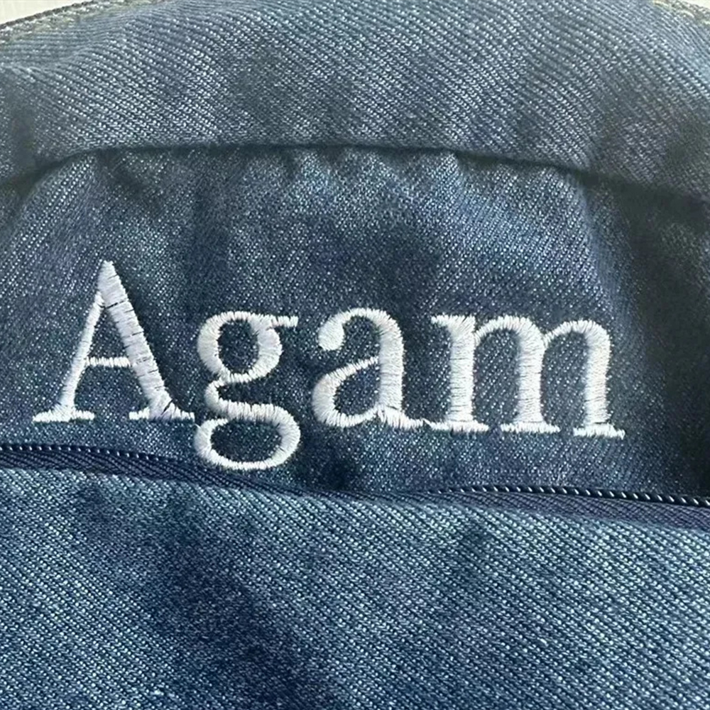 Denim Backpack Girls' New Stud - Embroidery Names avaliação e preço