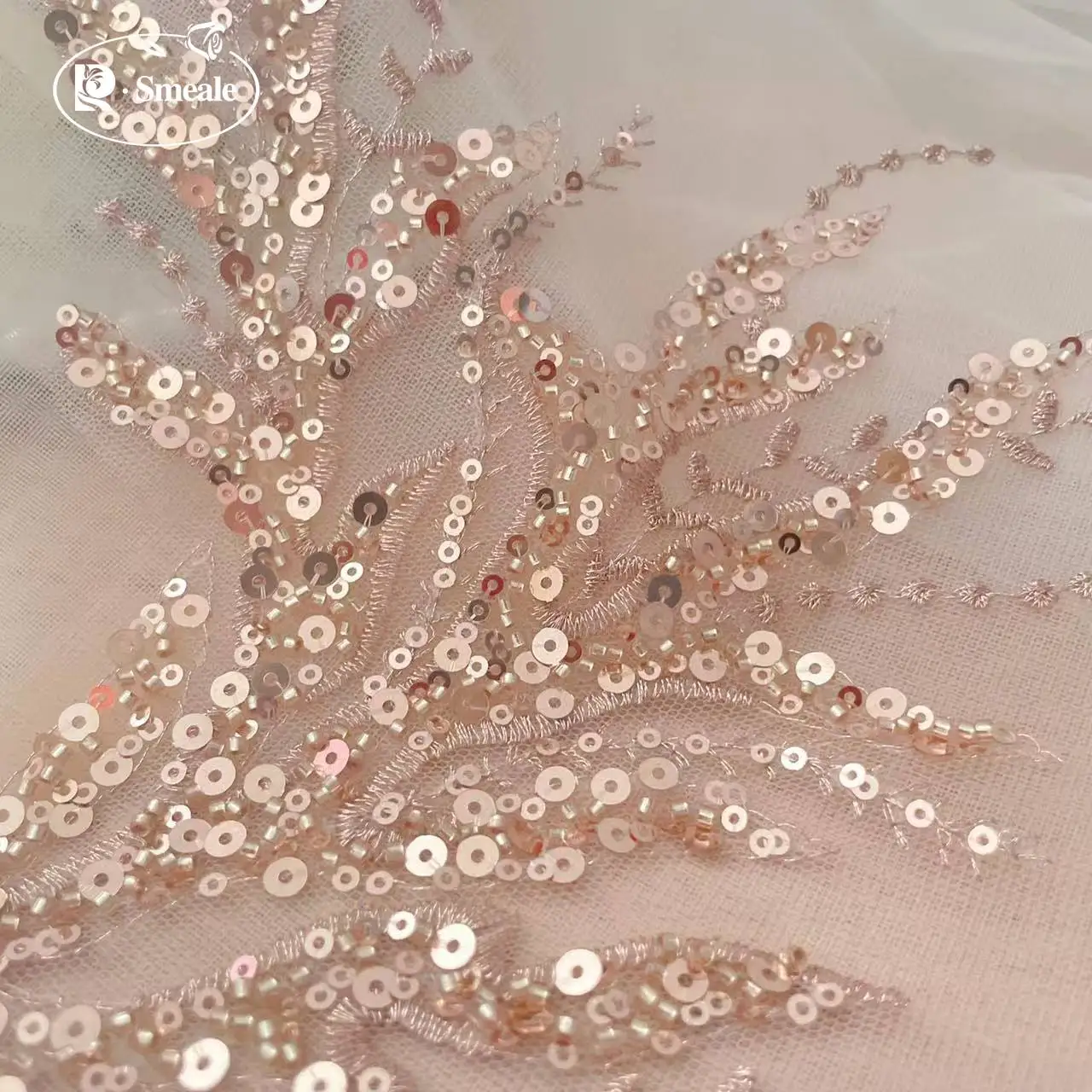 5Pair-2Pair.Rose Gold Sequin T - Embroidery Youtube avaliação e preço