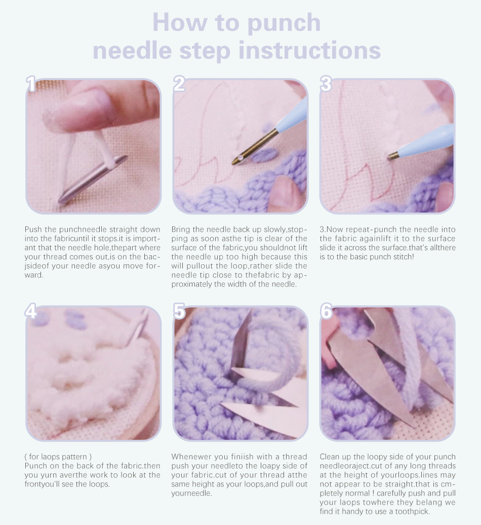 DIY Punch Needle Embroidery Ki - Embroidery Daisy Flower avaliação e preço