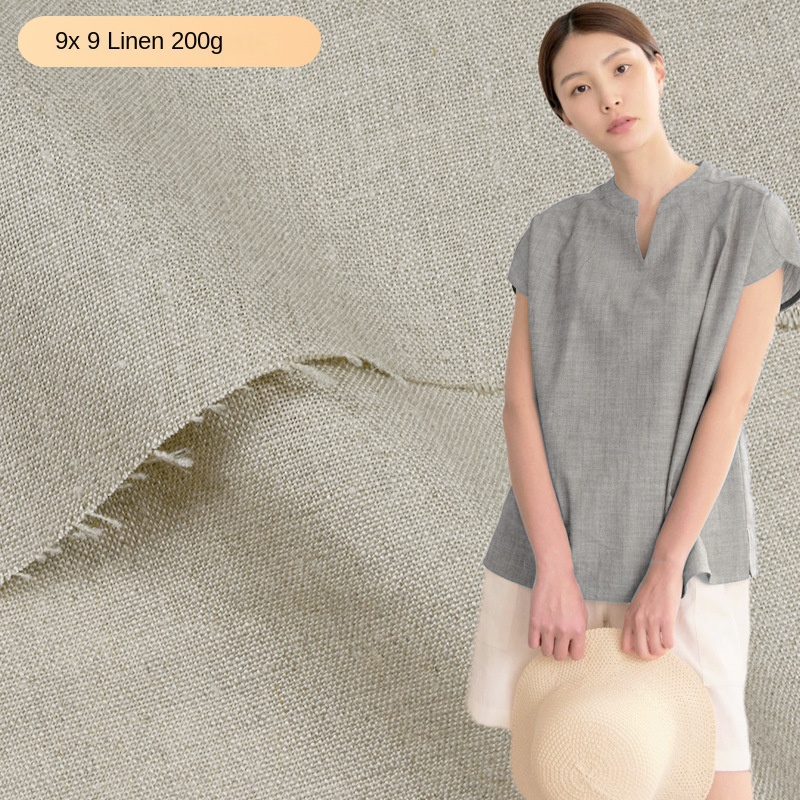 200G 9Sx9S Autumn Linen Fabric - Linen Fabric Natural avaliação e preço