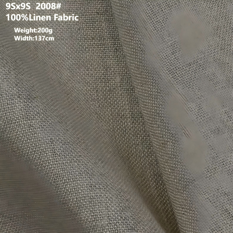 200G 9Sx9S Autumn Linen Fabric - Linen Fabric Natural avaliação e preço