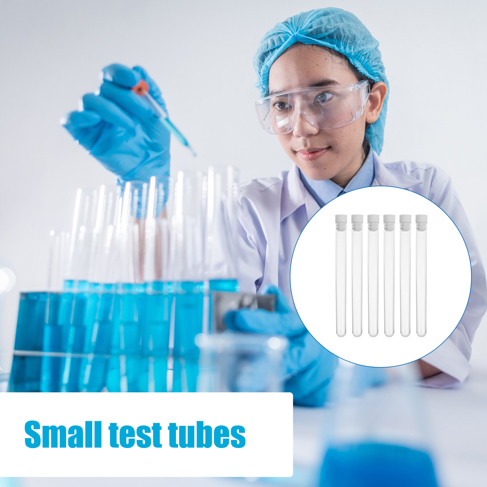 100Pcs Plastic Test Tubes Need - Embroidery Youtube avaliação e preço