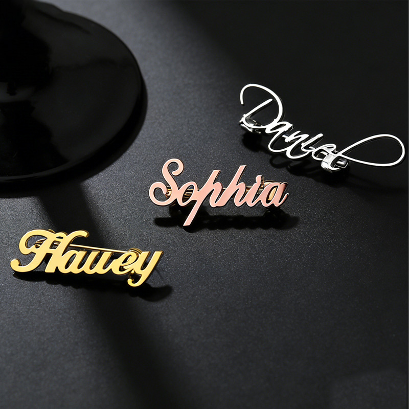 Stainless Steel Custom Name In - Embroidery Names avaliação e preço