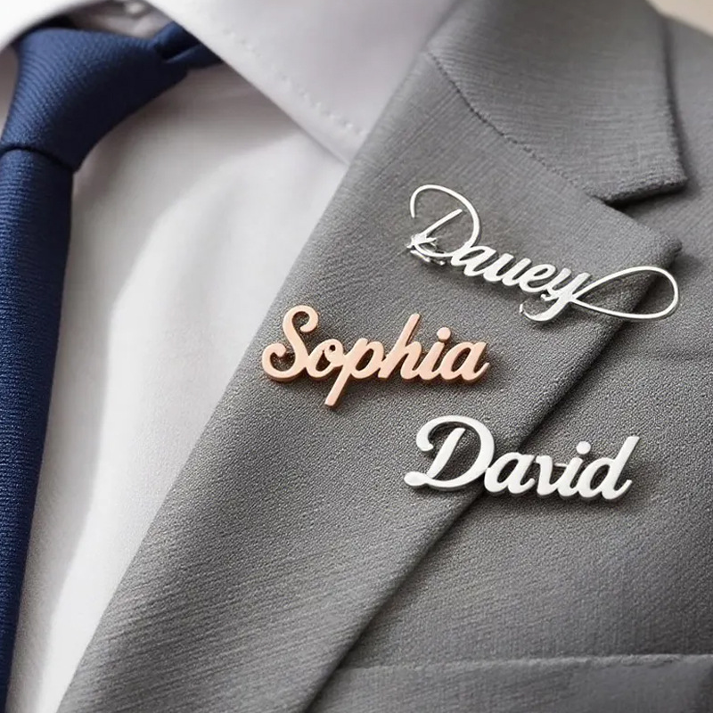 Stainless Steel Custom Name In - Embroidery Names avaliação e preço