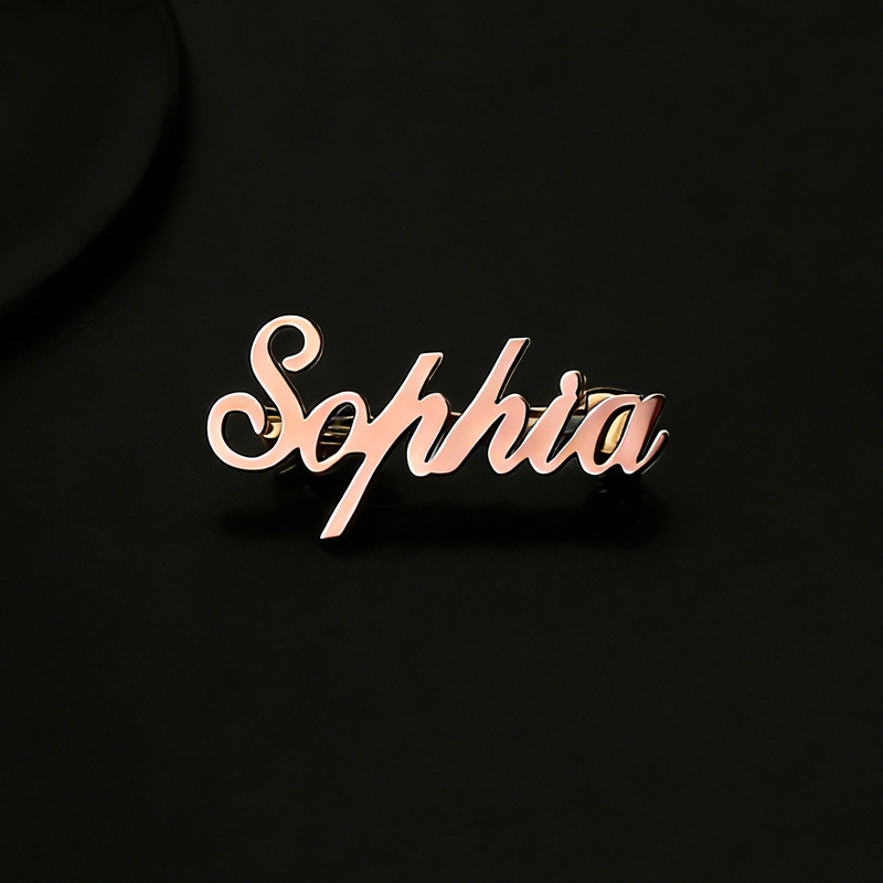 Stainless Steel Custom Name In - Embroidery Names avaliação e preço