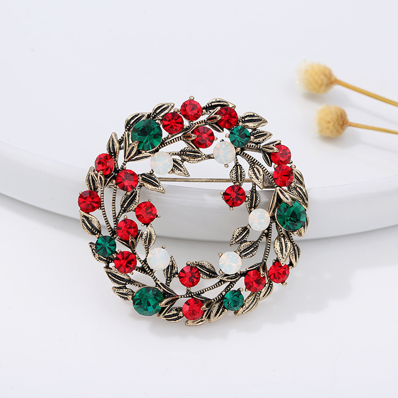Christmas series jewelry brooc - Embroidery Alphabet avaliação e preço