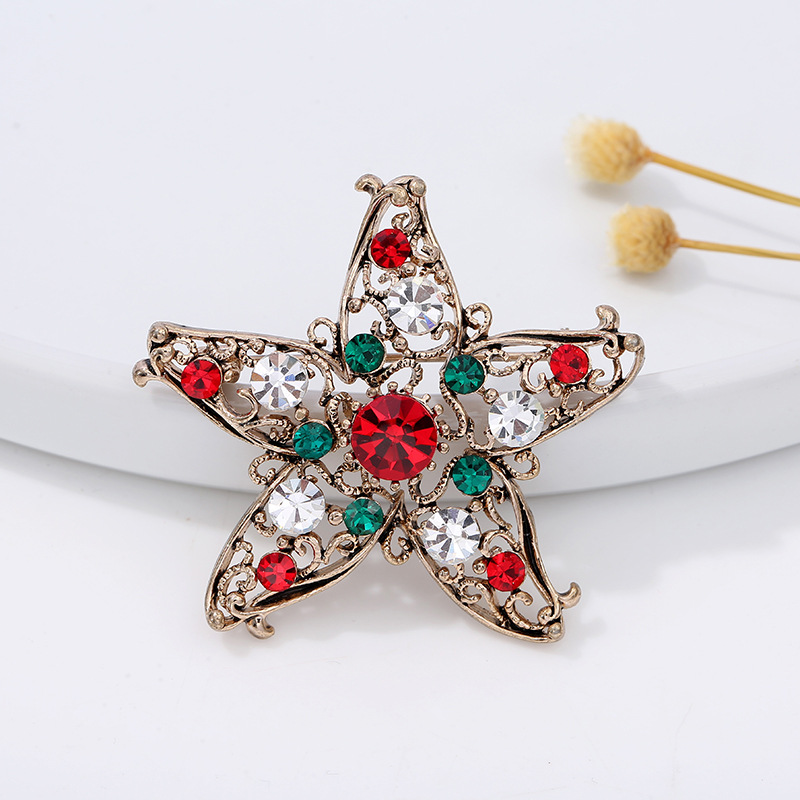 Christmas series jewelry brooc - Embroidery Alphabet avaliação e preço