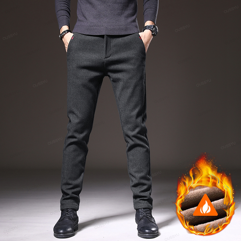 Winter Fleece Warm Men's Brush - Velvet Fabric Embroidery avaliação e preço