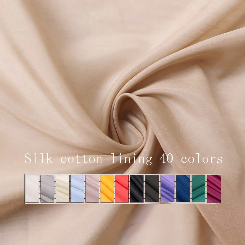 55'' Wide Mulberry Silk Cotton - Linen Fabric Natural avaliação e preço