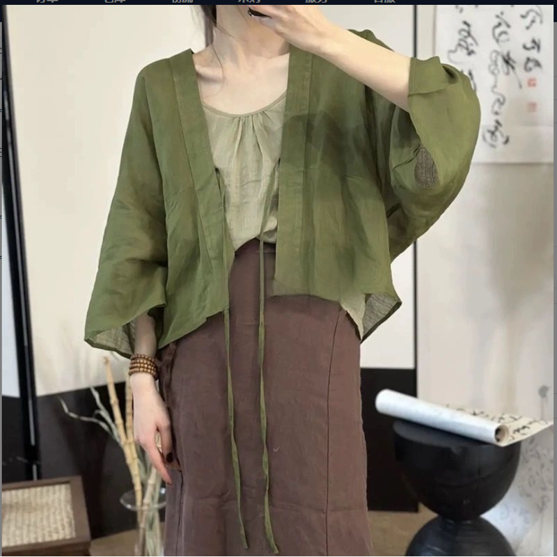 2025 summer high-end advanced  - Linen Fabric Natural avaliação e preço