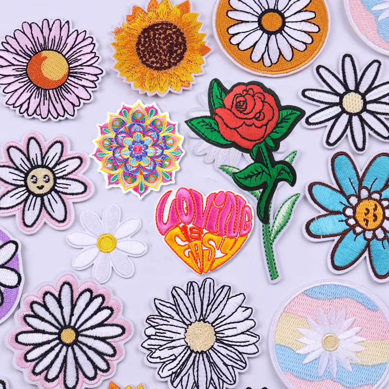 Small Daisy Patch Flowers Embr - Embroidery Daisy Flower avaliação e preço