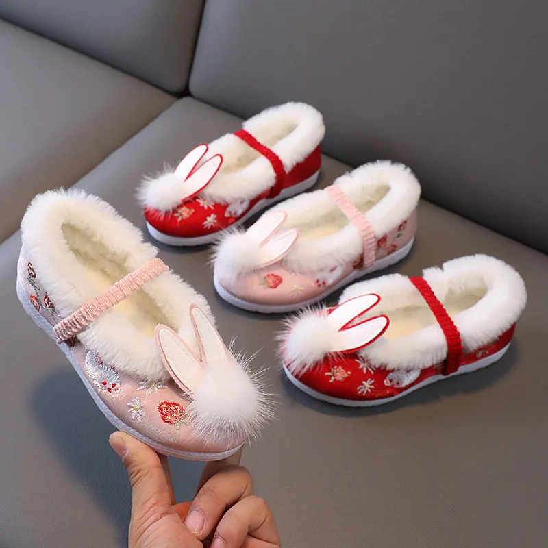 Velvet Cotton Shoes Winter Chi - Velvet Fabric Embroidery avaliação e preço