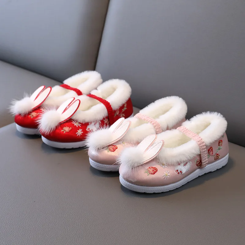 Velvet Cotton Shoes Winter Chi - Velvet Fabric Embroidery avaliação e preço