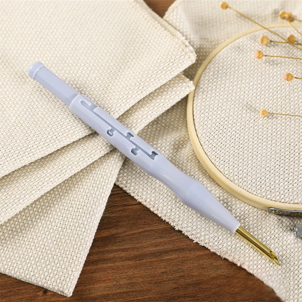 Punch Needle Craft Cloth Cotto - Linen Fabric Natural avaliação e preço