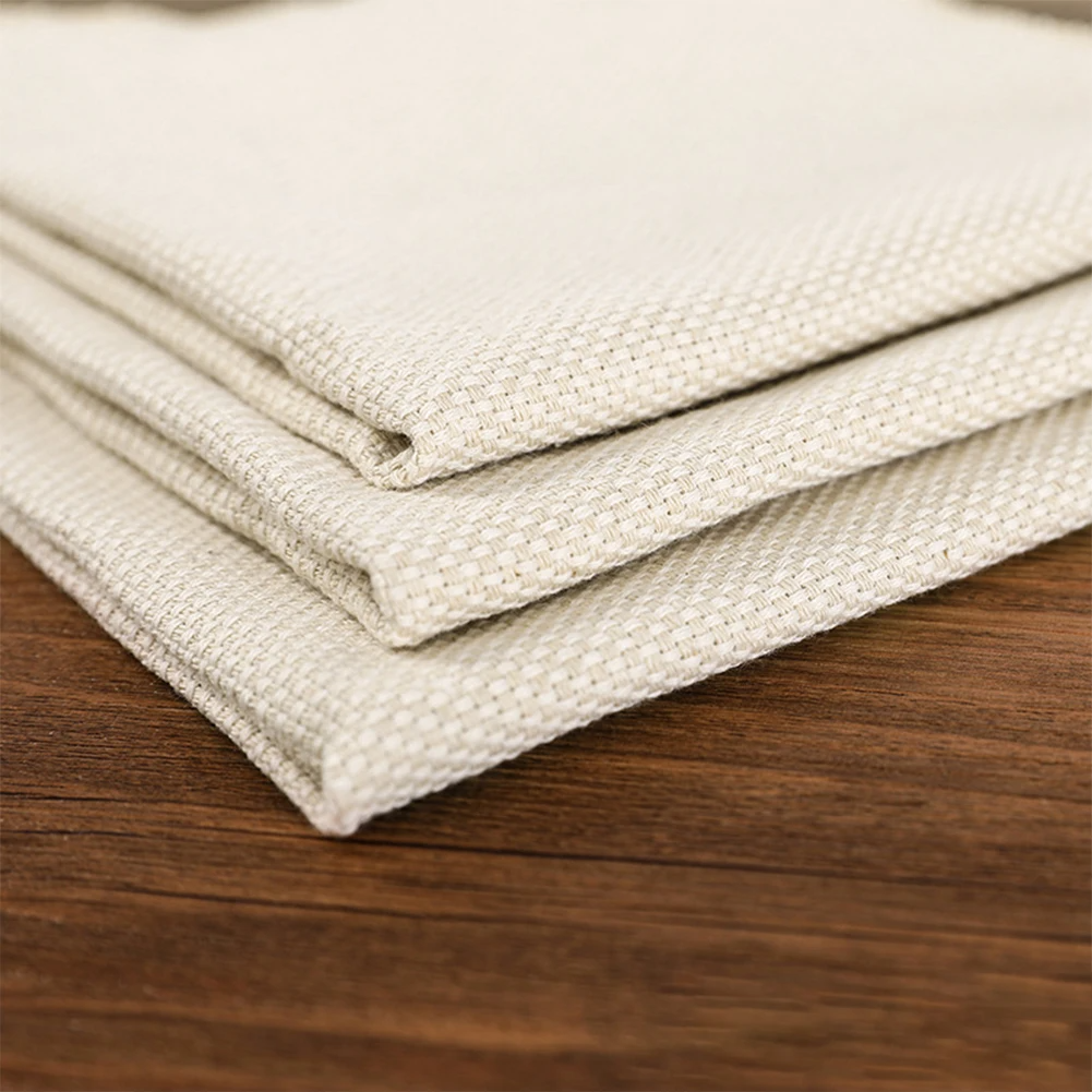 Punch Needle Craft Cloth Cotto - Linen Fabric Natural avaliação e preço