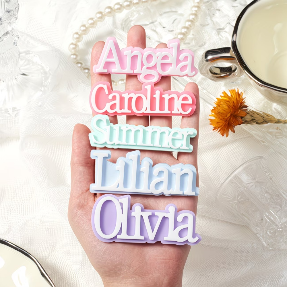 Custom Name Brooch Personalize - Embroidery Names avaliação e preço
