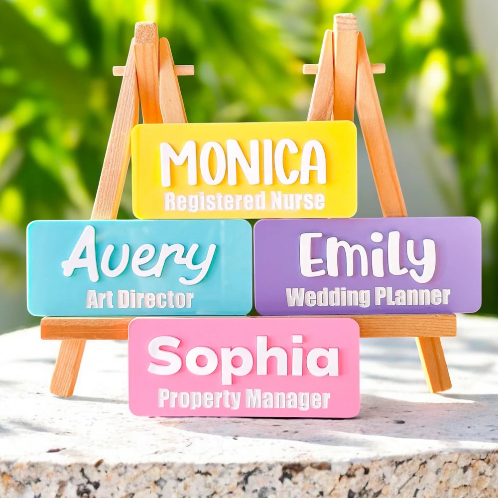 Custom Name Brooch Personalize - Embroidery Names avaliação e preço