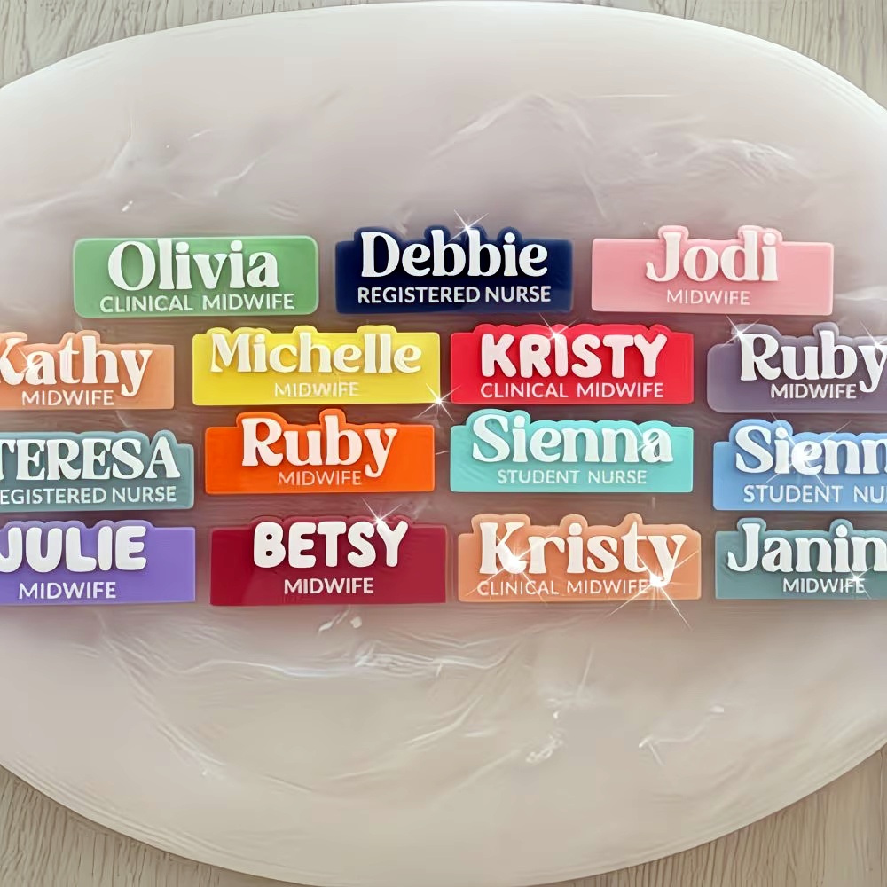 Custom Name Brooch Personalize - Embroidery Names avaliação e preço