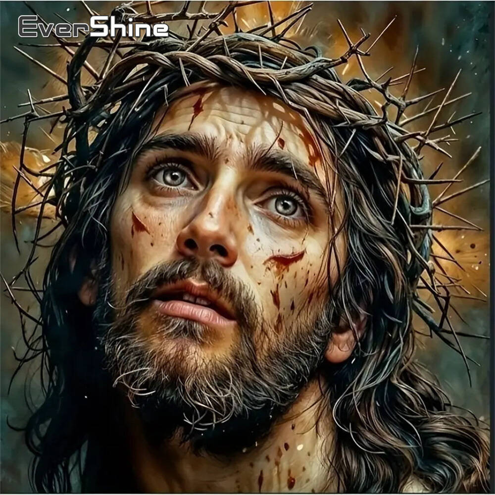 Evershine Jesus Diamond Embroi - Embroidery Jesus avaliação e preço