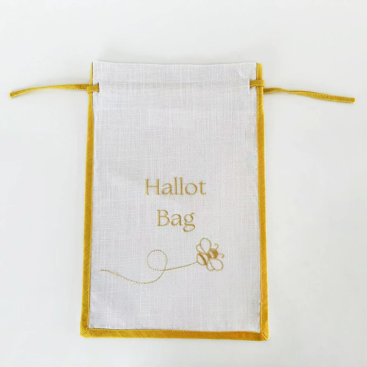 Custom Personalized White Line - Embroidery Yellow avaliação e preço