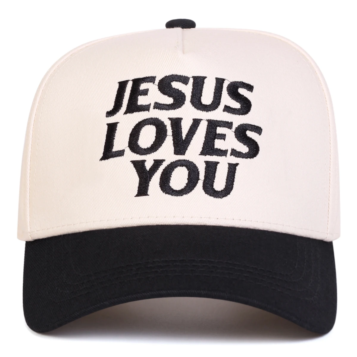 Unisex JESUS LOVES YOU Embroid - Embroidery Jesus avaliação e preço