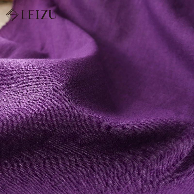 130x45cm Pure Color Soft Cotto - Linen Fabric Natural avaliação e preço