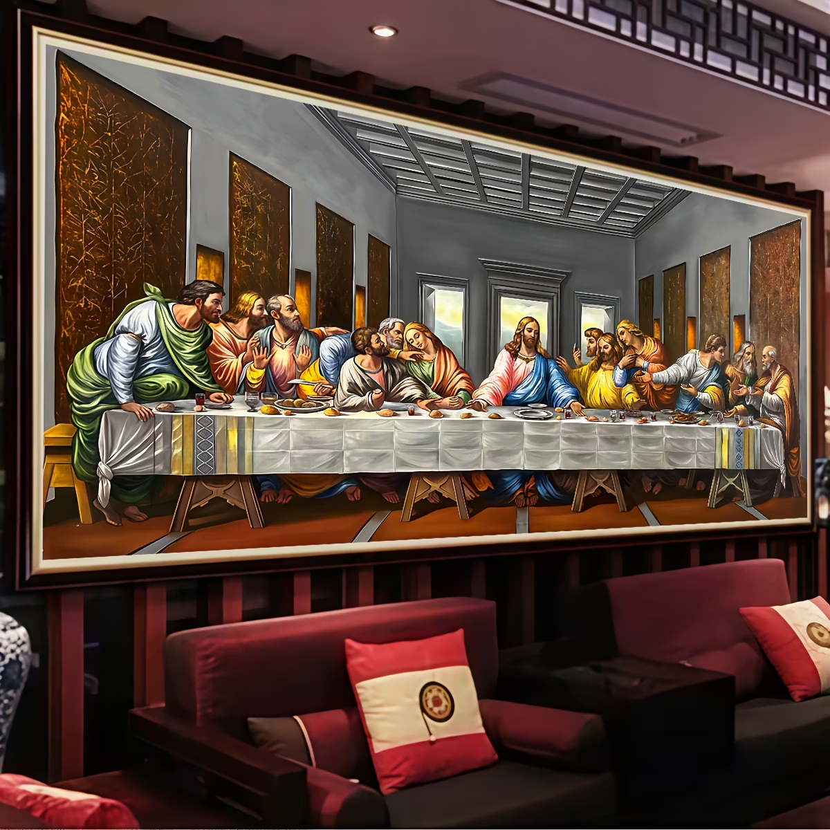 Lagre Size Famous Jesus Last S - Embroidery Jesus avaliação e preço
