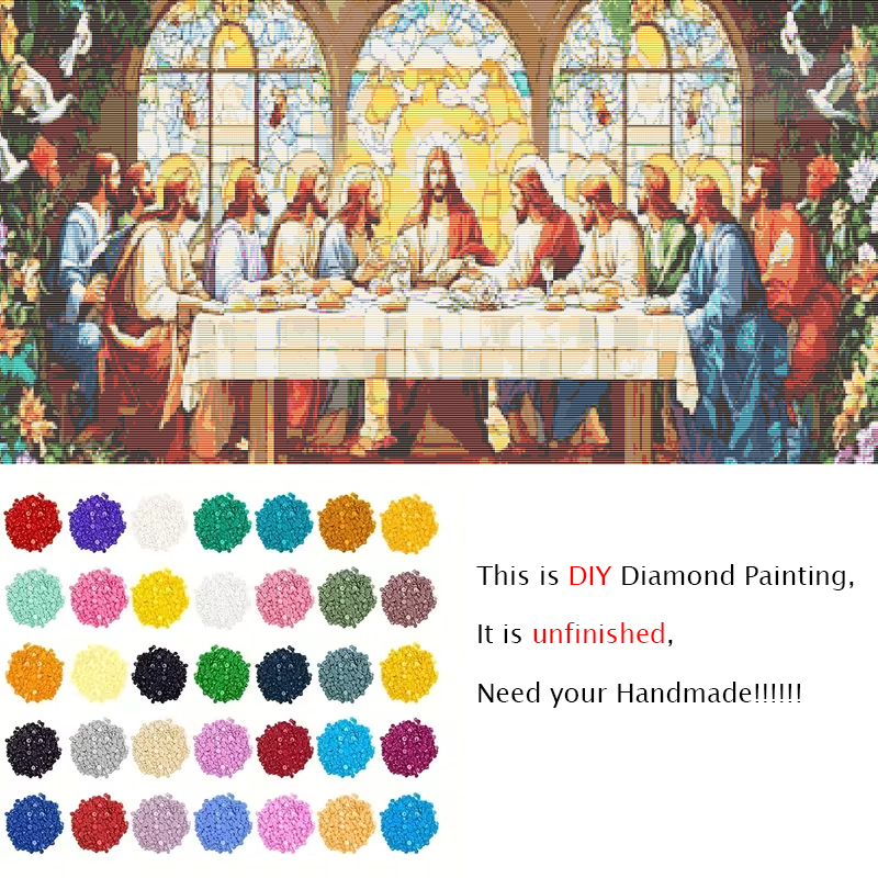 Lagre Size Famous Jesus Last S - Embroidery Jesus avaliação e preço