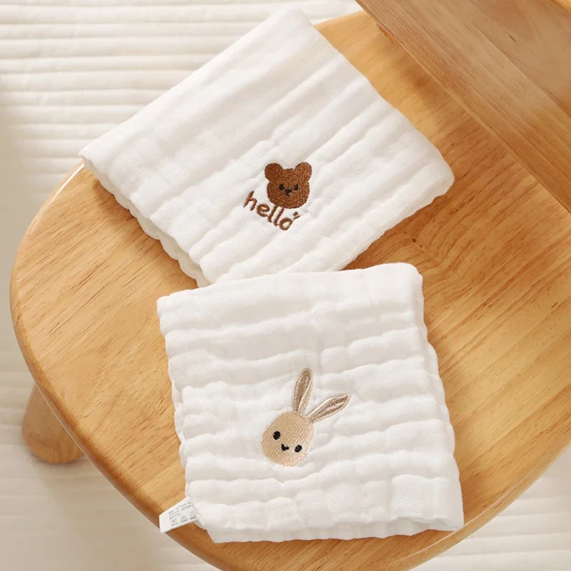 Baby Saliva Towels 6 Layer Cot - Embroidery Towel avaliação e preço