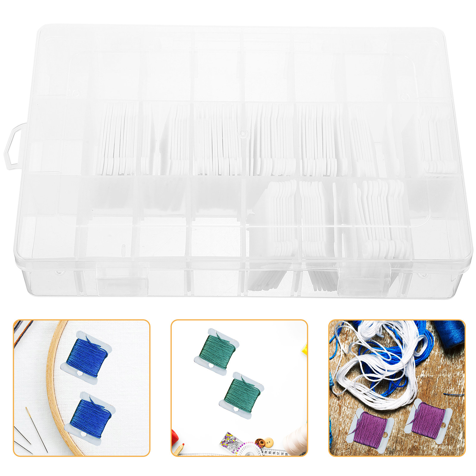 Embroidery Floss Organizer Pla - Embroidery Floss avaliação e preço