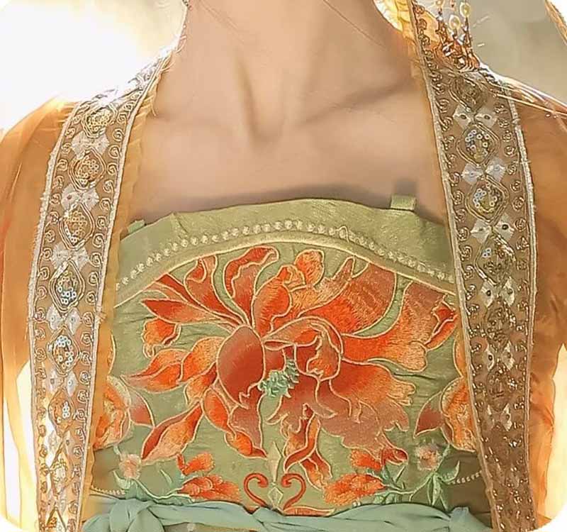 Women's Traditional Chinese Ha - Embroidery Yellow avaliação e preço
