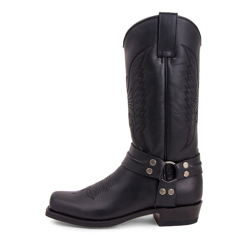 New Men's Motorcycle Boots Fas - Embroidery Youtube avaliação e preço