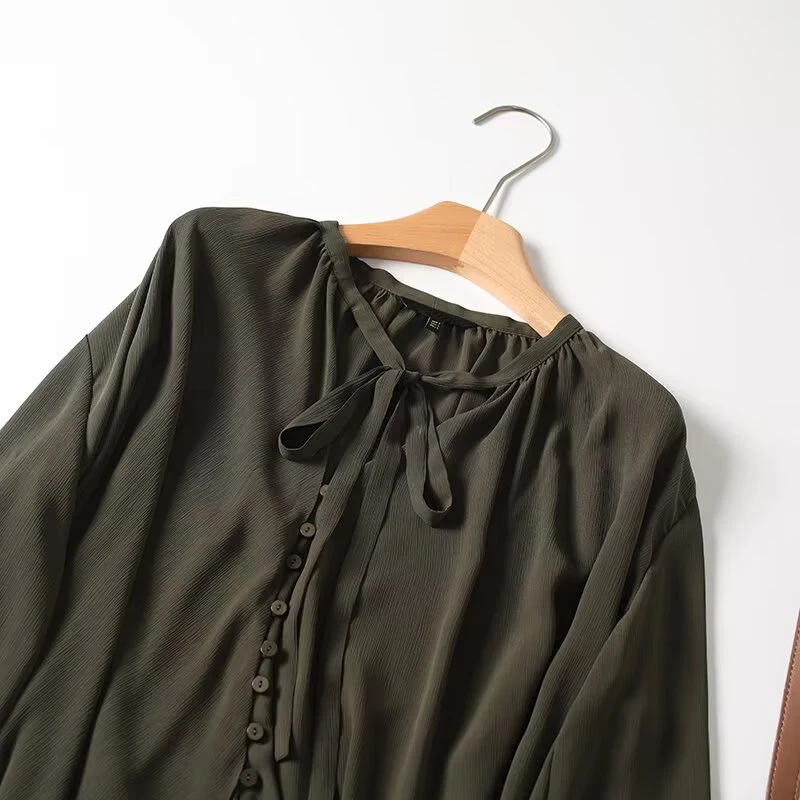 2025 French Style Women's Shir - Embroidery Shirt avaliação e preço